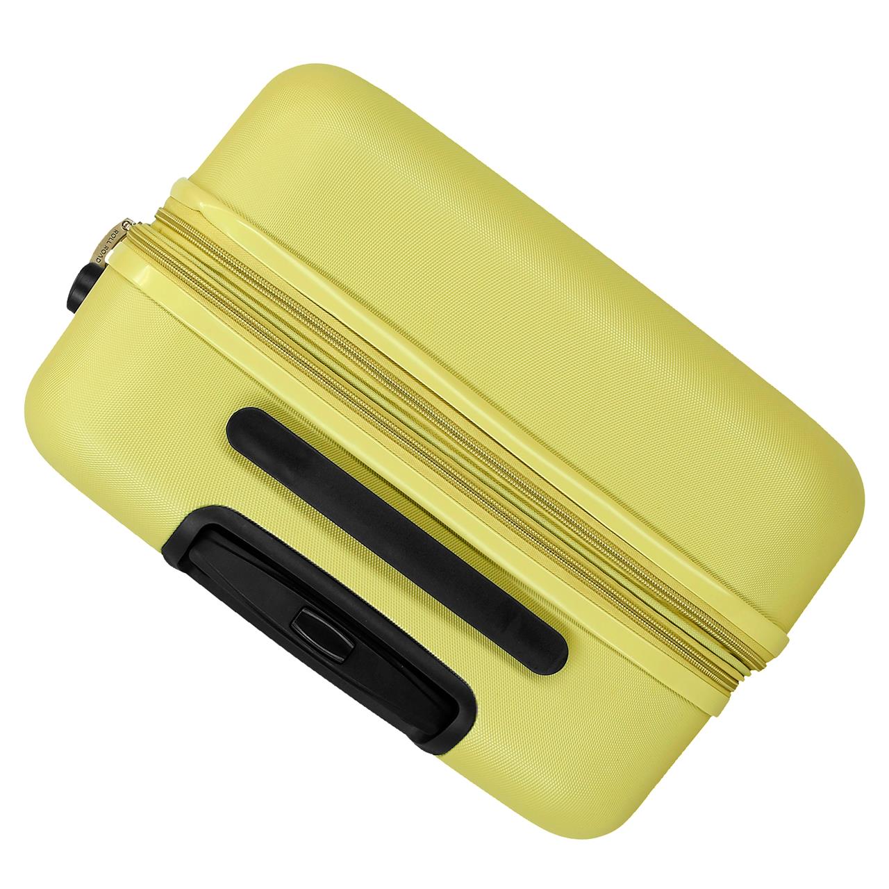 506922F TROLLEY ABS 65CM. C/EXP. 4R. RR CAMBODGE JAUNE