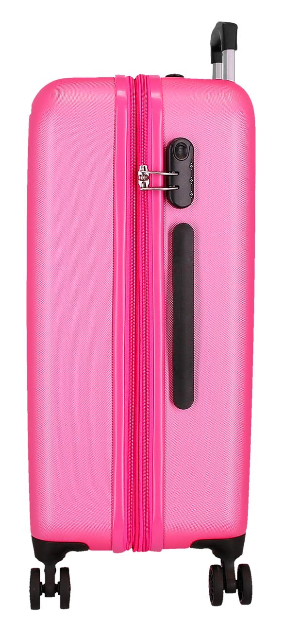 506922E TROLLEY ABS 65CM. C/EXP. 4R. RR CAMBOYA ROSA CLARO