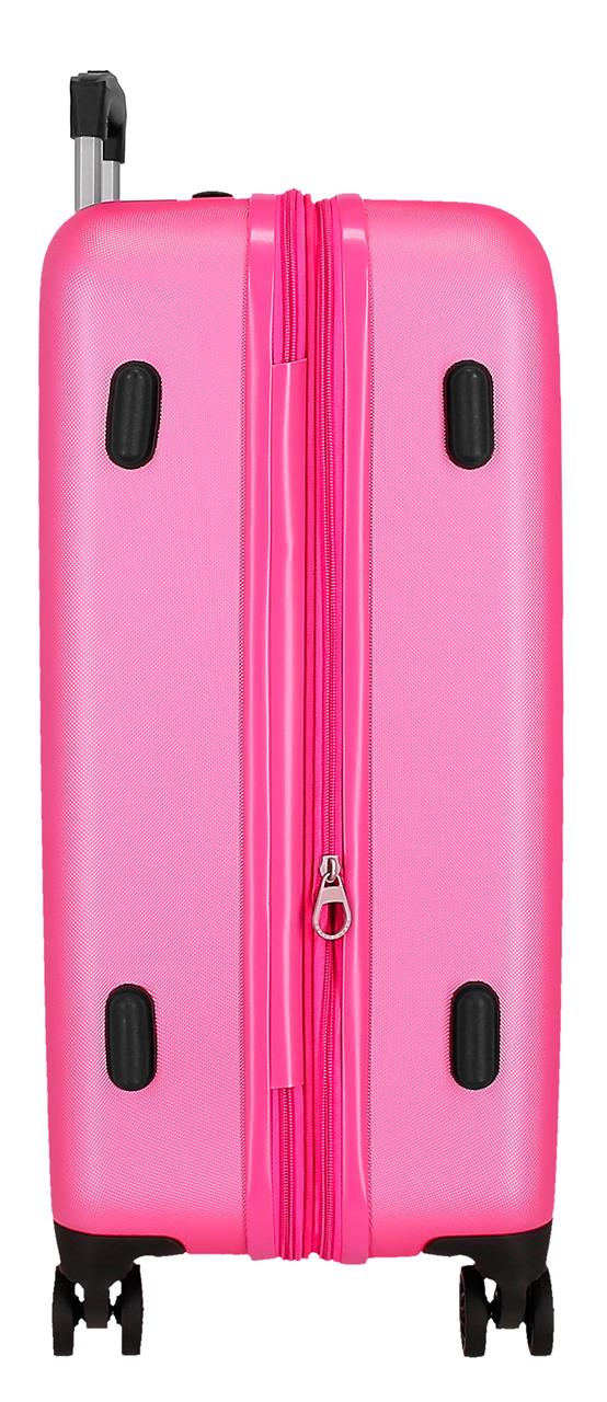 506922E TROLLEY ABS 65CM. C/EXP. 4R. RR CAMBOYA ROSA CLARO