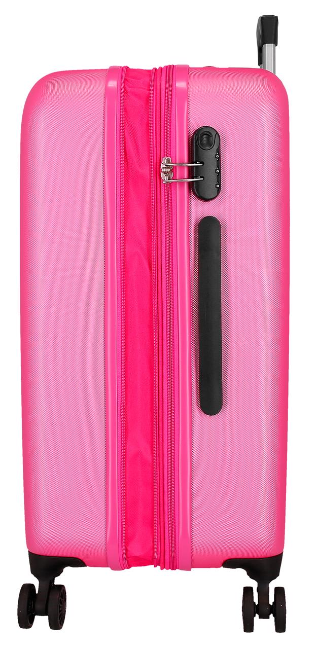 506922E TROLLEY ABS 65CM. C/EXP. 4R. RR CAMBOYA ROSA CLARO