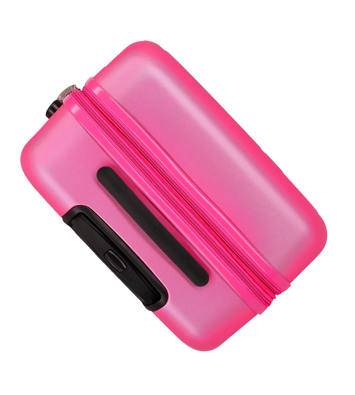 506922E TROLLEY ABS 65CM. C/EXP. 4R. RR CAMBOYA ROSA CLARO