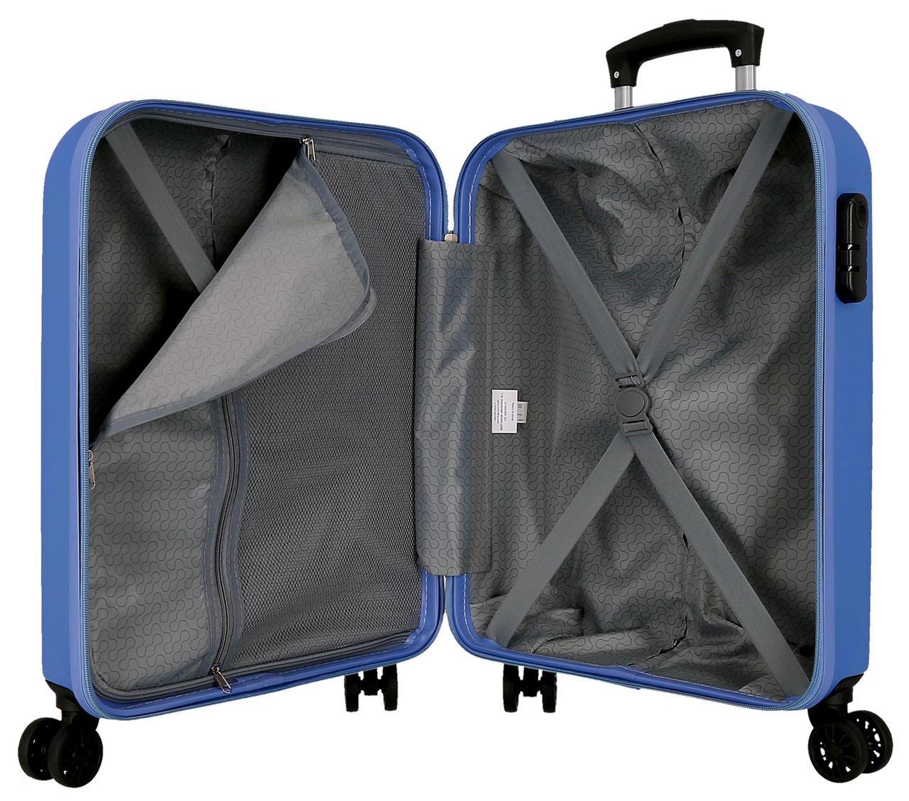 506952A SET/2 TROLLEY ABS 55-68CM.4R.CAMBOYA Blue