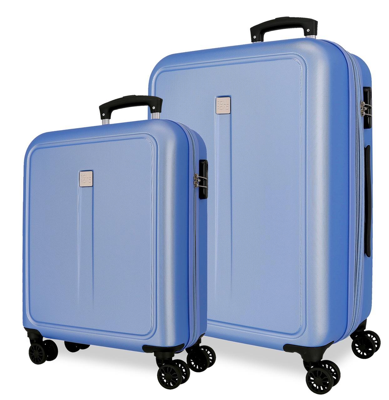 506952A SET/2 TROLLEY ABS 55-68CM.4R.CAMBOYA Blue