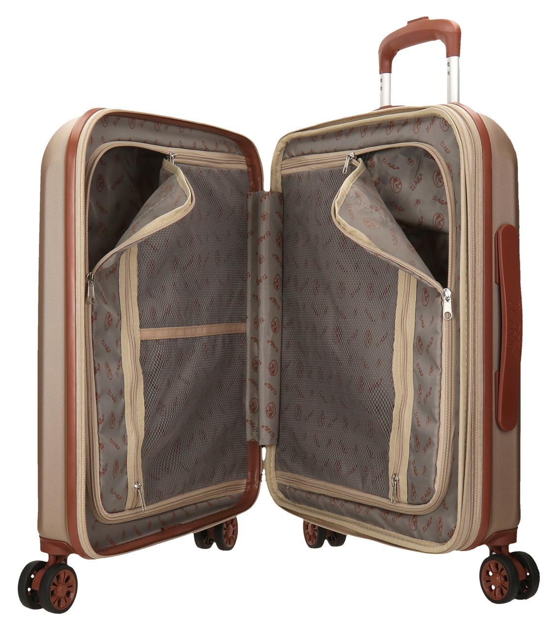 5128627 TROLLEY ABS 55CM. C/exp. 4r. EL POTRO OCURI Champagn