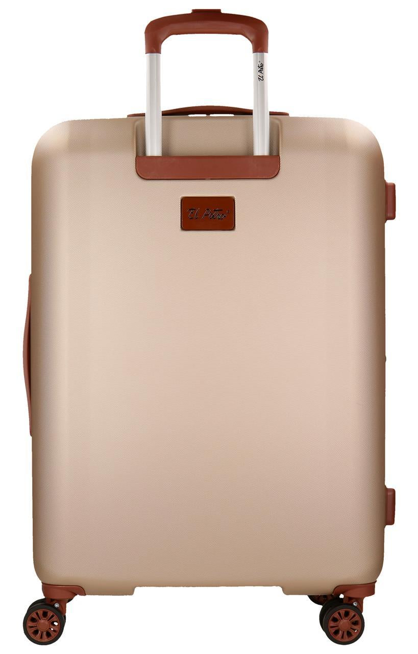 5128827 TROLLEY ABS 70CM. C/EXP. 4R. EL POTRO OCURI CHAMPAGN