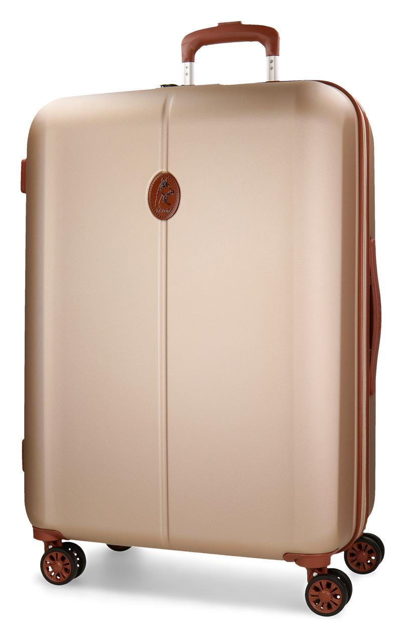 5128827 TROLLEY ABS 70CM. C/EXP. 4R. EL POTRO OCURI CHAMPAGN