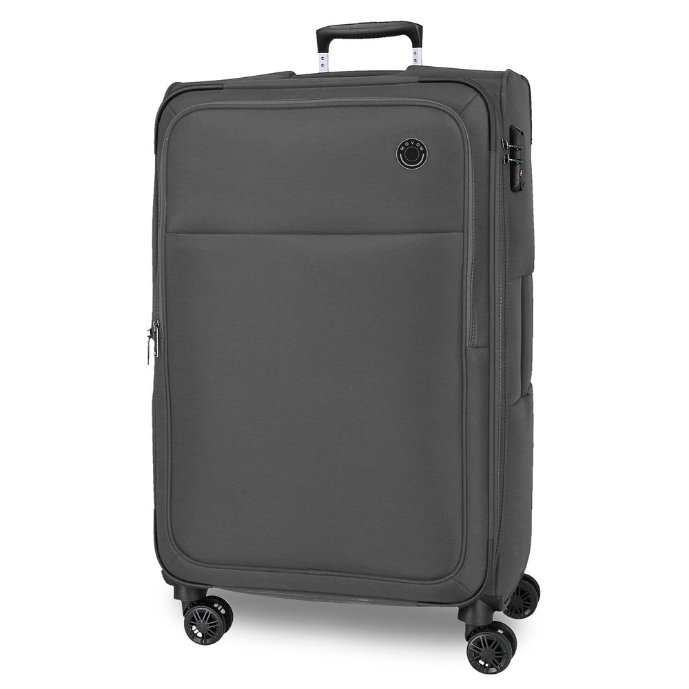 5318823 TROLLEY PES 77CM. 4R. MOVOM ATLANTA GRIJS