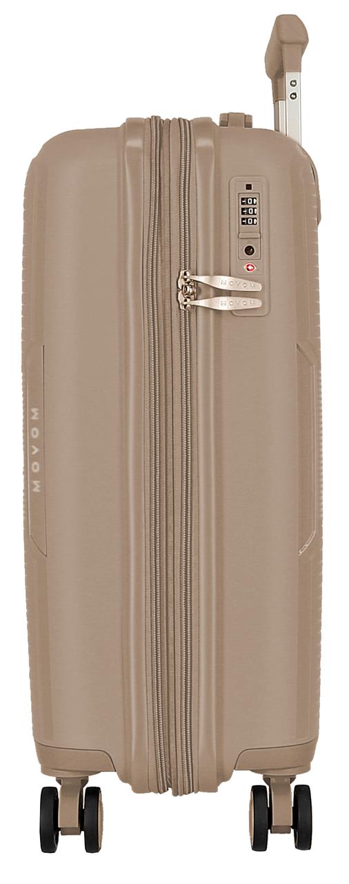 532862A TROLLEY PP 55CM. C/EXP. 4R. MOVOM INARI CHAMPAGNE