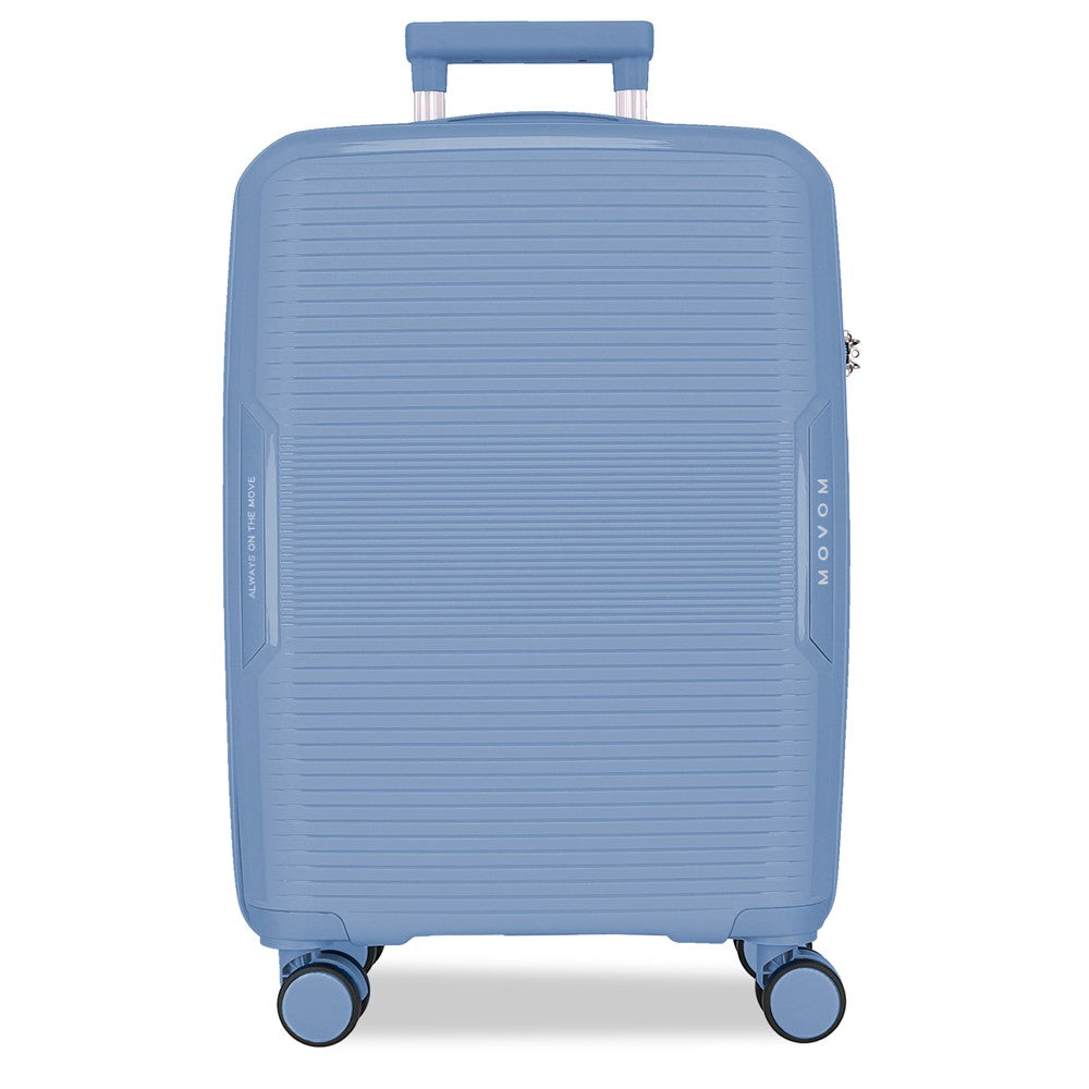 532912B TROLLEY PP 55CM. 4R. MOVOM INARI AZUL CLARO