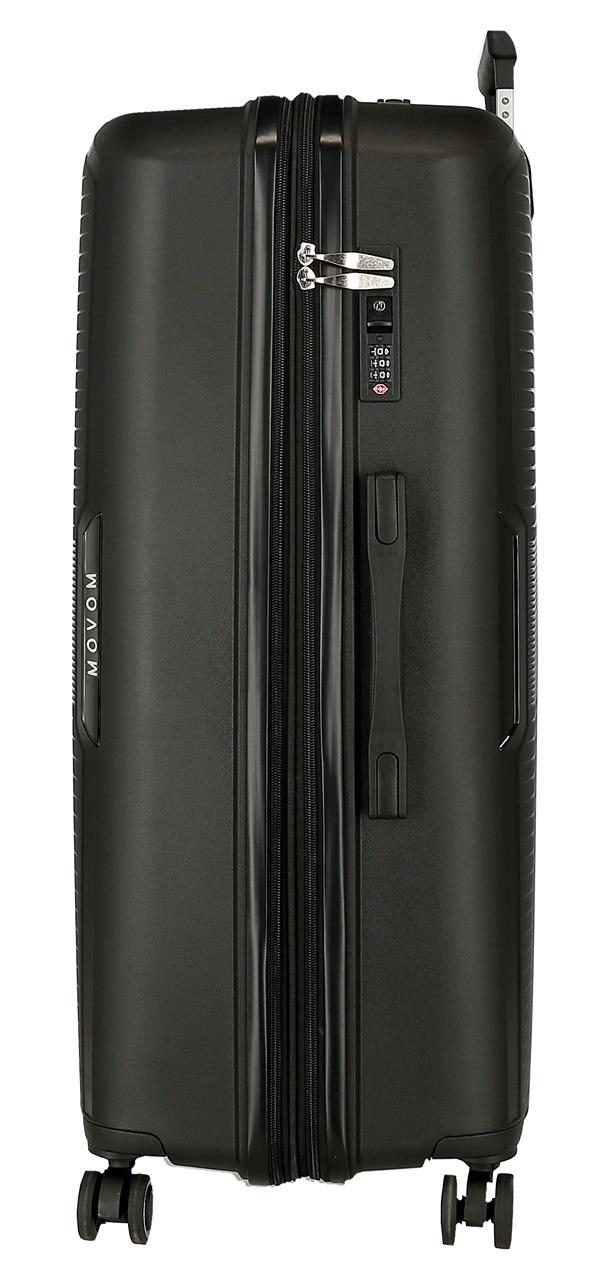 5329321 TROLLEY PP 78CM. C/EXP. 4R. MOVOM INARI BLACK