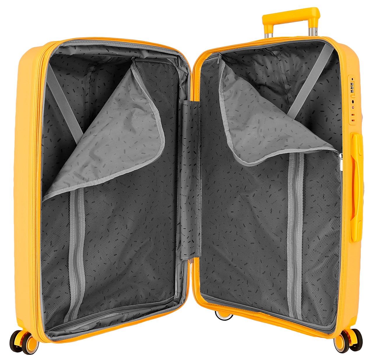 5329329 TROLLEY PP 78CM. C/EXP. 4R. MOVOM INARI AMARILLO