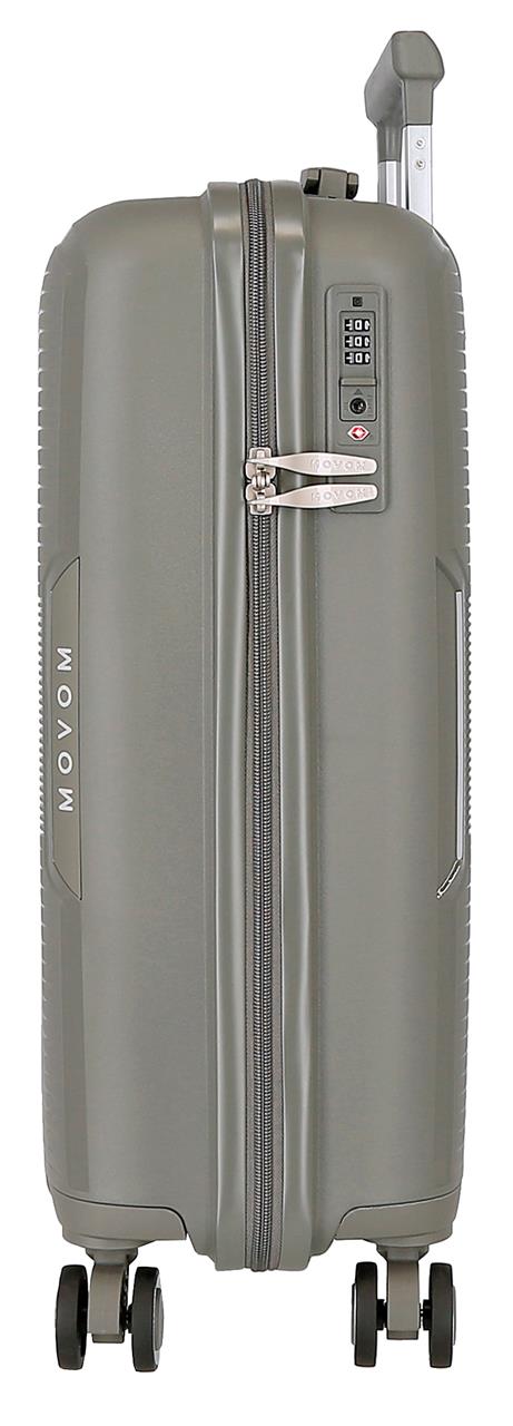 5329424 SET/3 TROLLEY PP 55-68-78CM. 4R. MOVOM INARI GRIS
