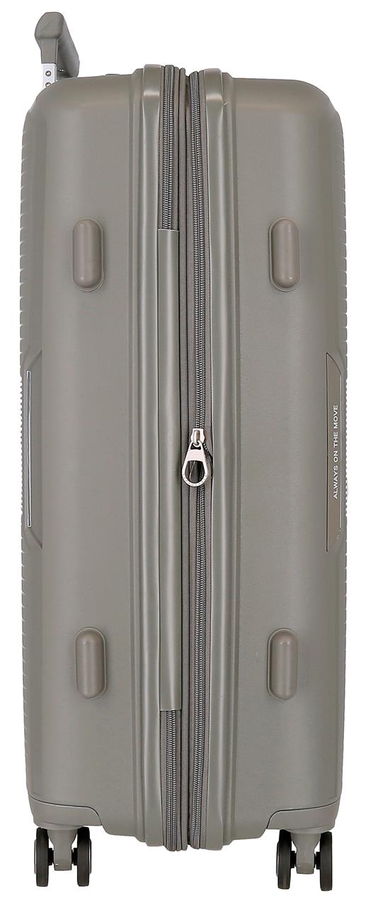 5329424 SET/3 TROLLEY PP 55-68-78CM. 4R. MOVOM INARI GRIS
