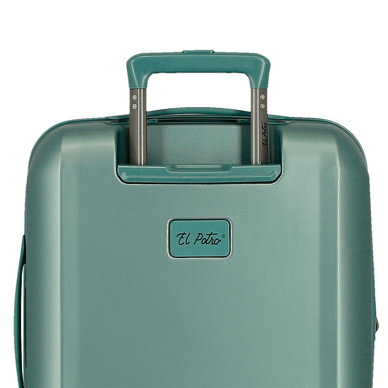 5338623 TROLLEY ABS 55CM. C/EXP. 4R. EL POTRO VERA VIHREÄ