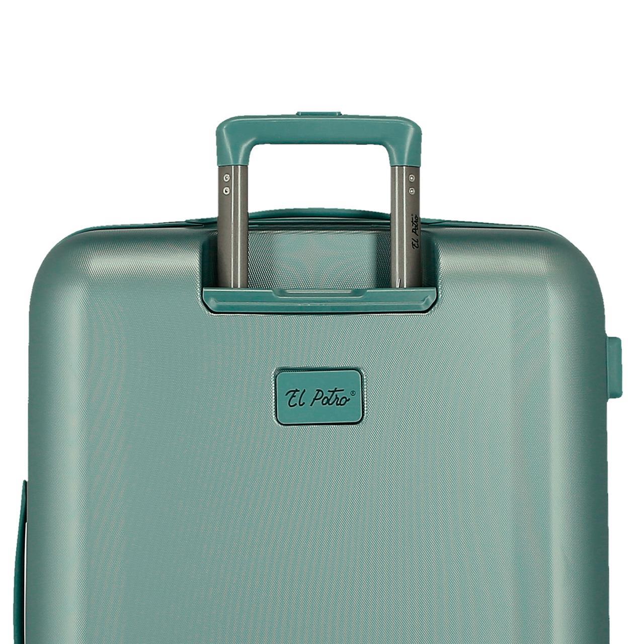 5338823 TROLLEY ABS 70CM. C/EXP. 4R. EL POTRO VERA GRÜN