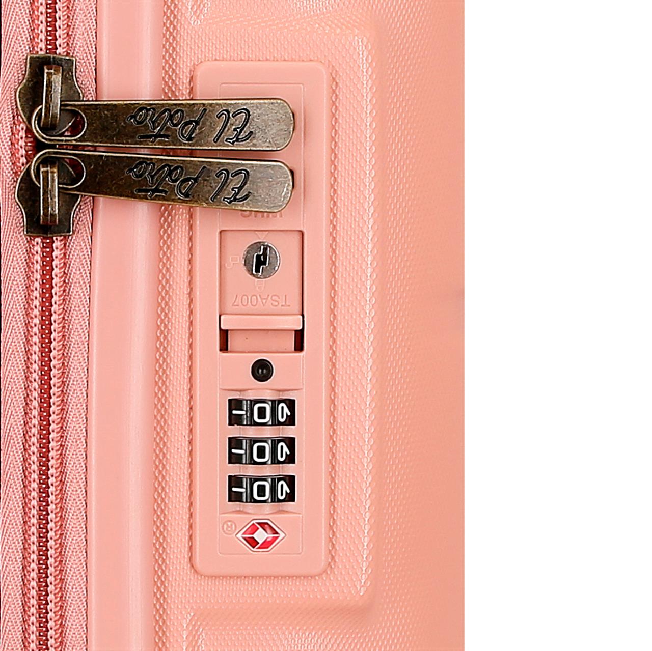 5338825 TROLLEY ABS 70CM. C/EXP. 4R. EL POTRO VERA NUDE