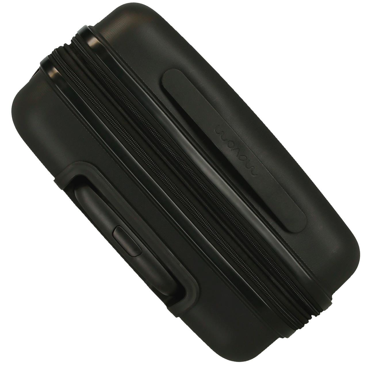 5388621 TROLLEY PP 55CM. C/EXP. 4R. MOVOM NEW TRENDY BLACK