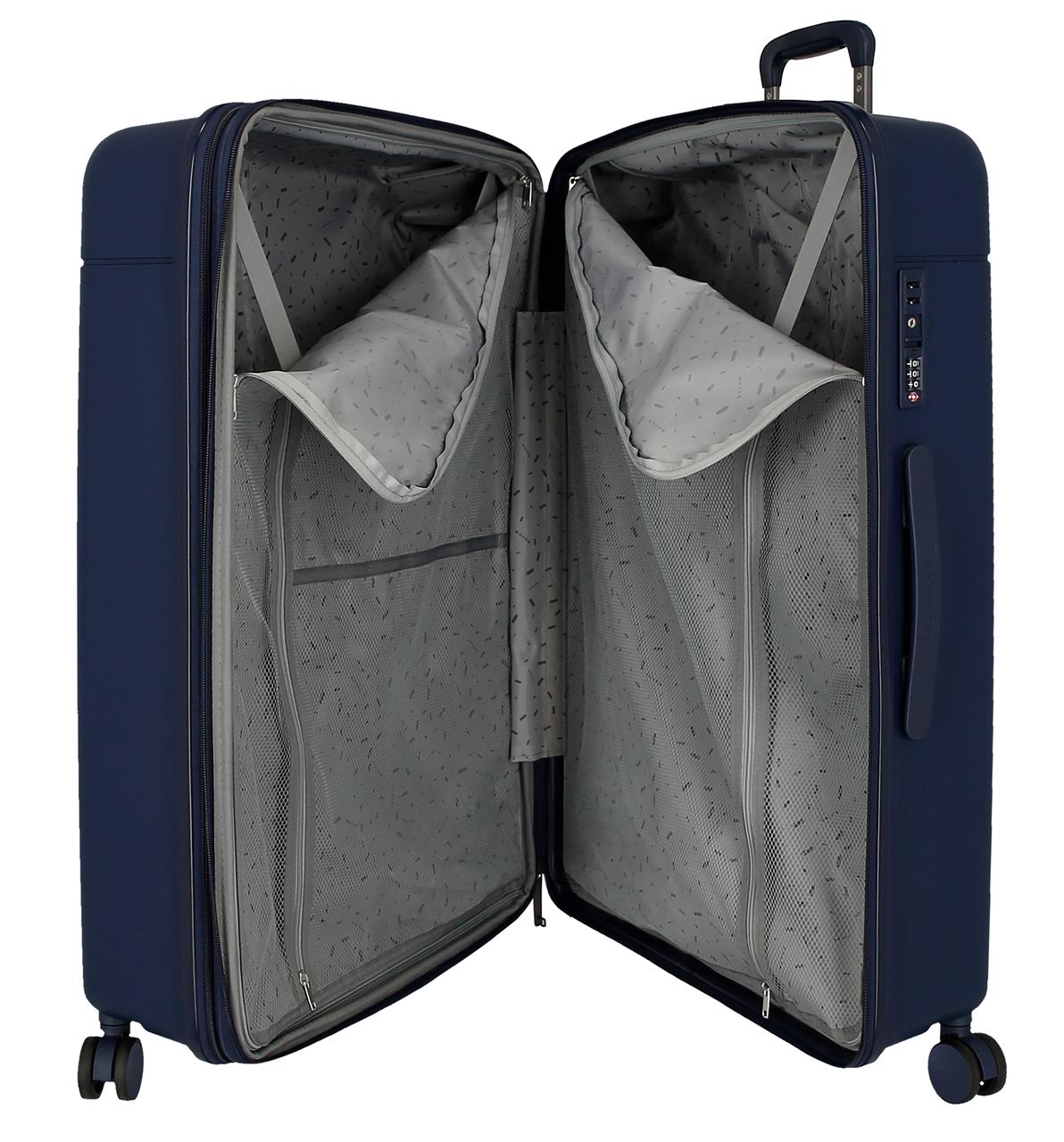 5388422 SET/3 TROLLEY PP 55-68-78CM. C/EXP. 4R. NEW TRENDY M