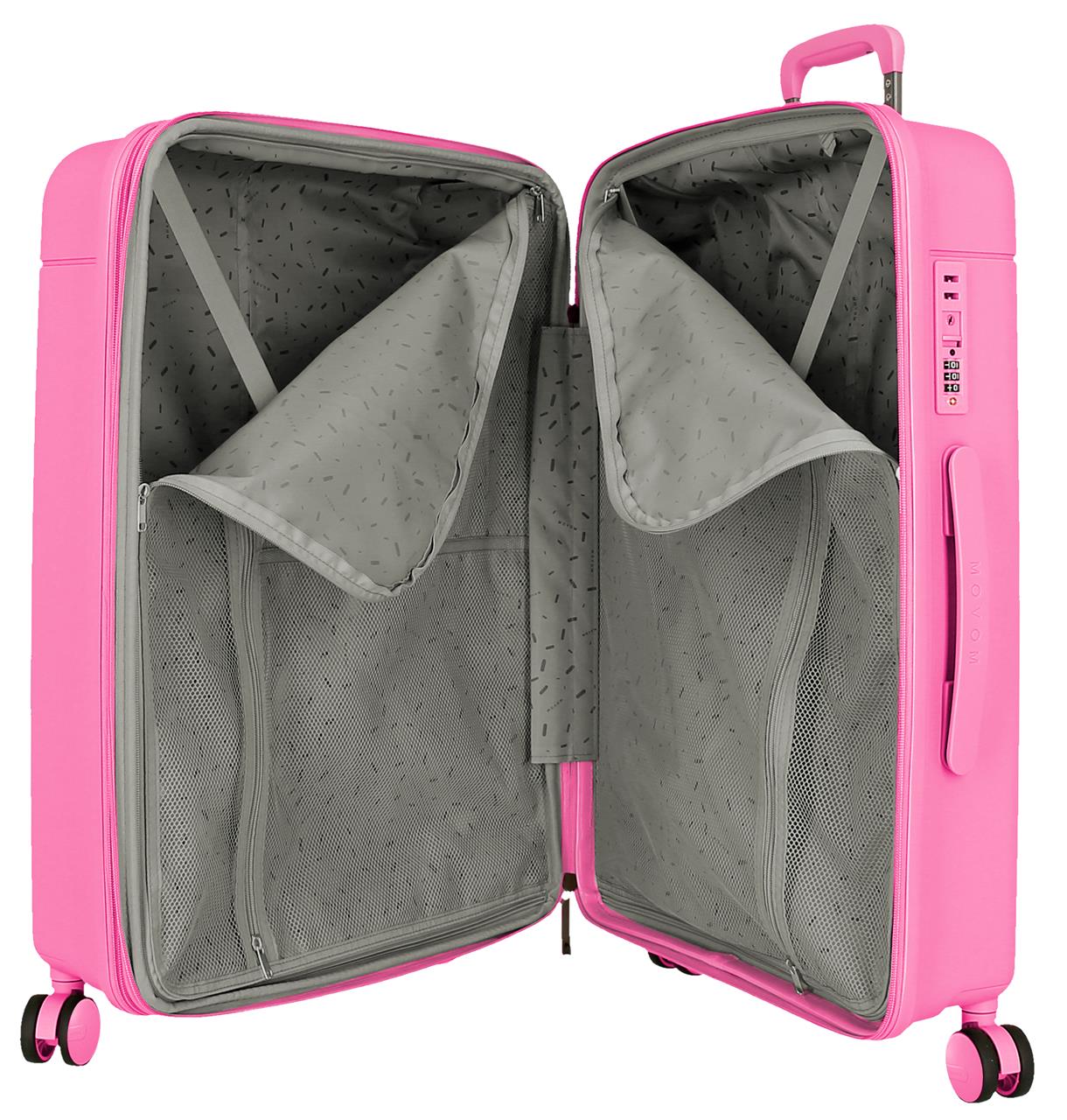 5388724 TROLLEY PP 78CM. C/EXP. 4R. MOVOM NEW TRENDY FUCSIA