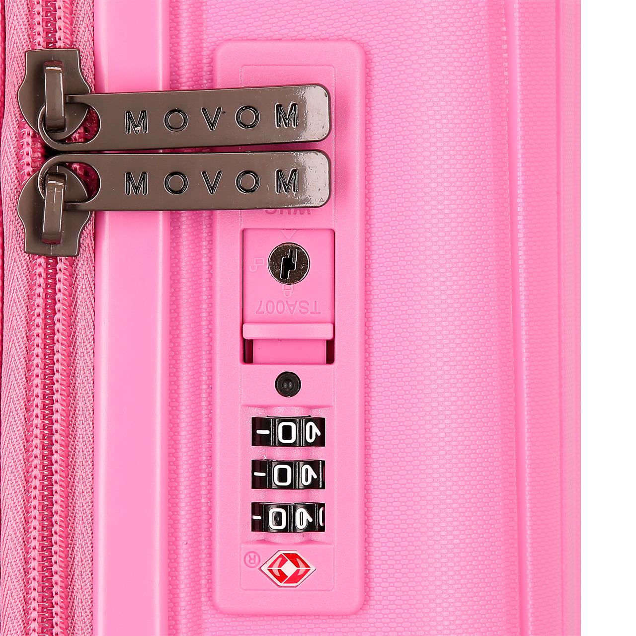 5388724 TROLLEY PP 78CM. C/EXP. 4R. MOVOM NEW TRENDY FUCSIA