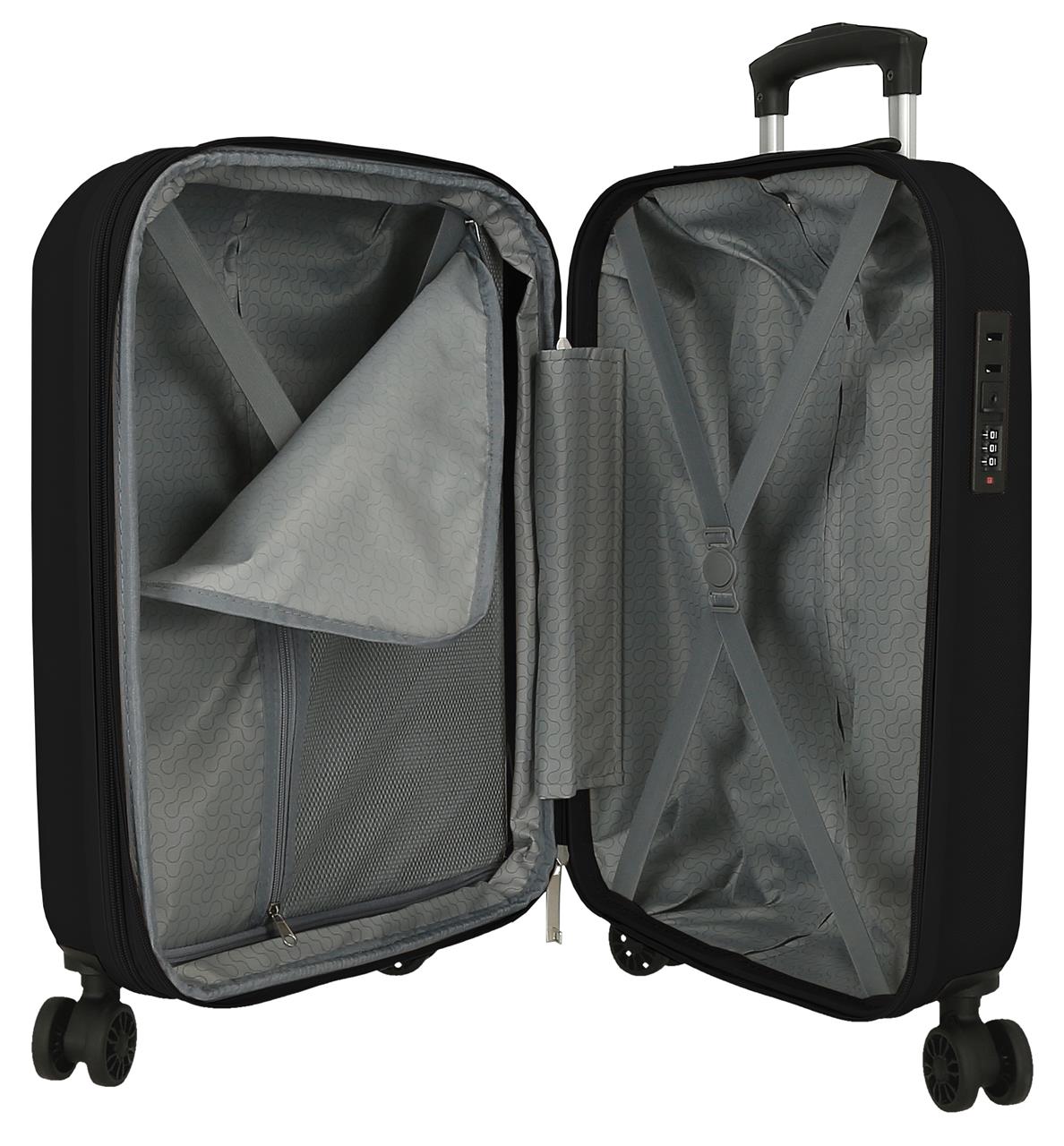 5428621 TROLLEY ABS 55CM. C/EXP. 4R. RR MENORQUE NOIR