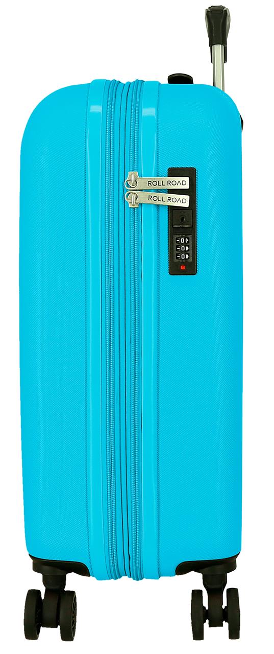 5428624 TROLLEY ABS 55CM. C/EXP. 4R. RR MENORCA TURQUOISE