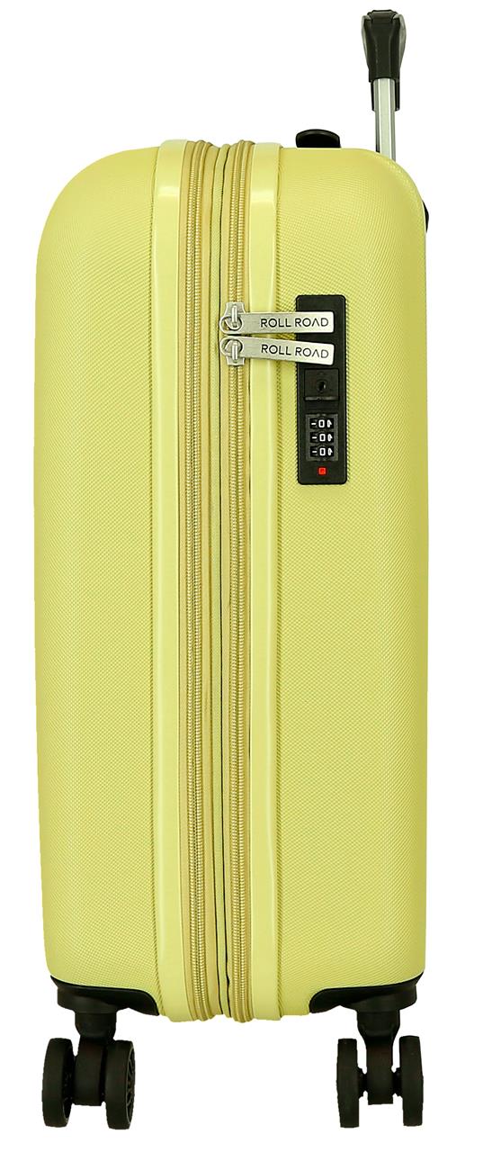 5428626 TROLLEY ABS 55CM. C/EXP. 4R. RR MENORCA GEEL