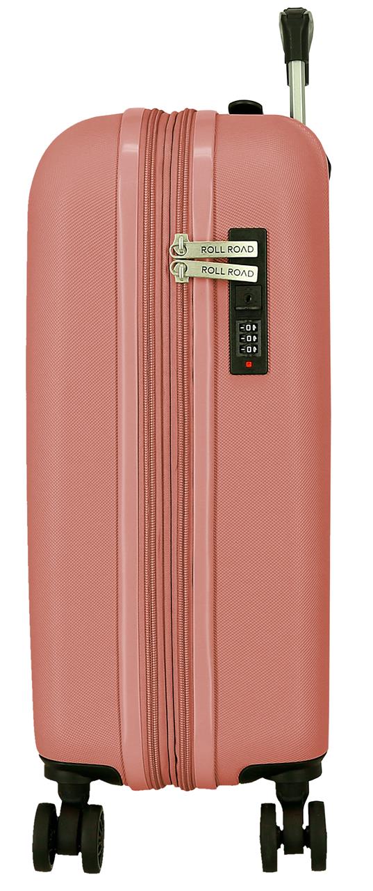 5428627 TROLLEY ABS 55CM. C/EXP. 4R. RR MENORCA NUDE