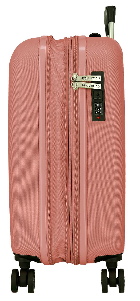 5428627 TROLLEY ABS 55CM. C/EXP. 4R. RR MENORCA NUDE