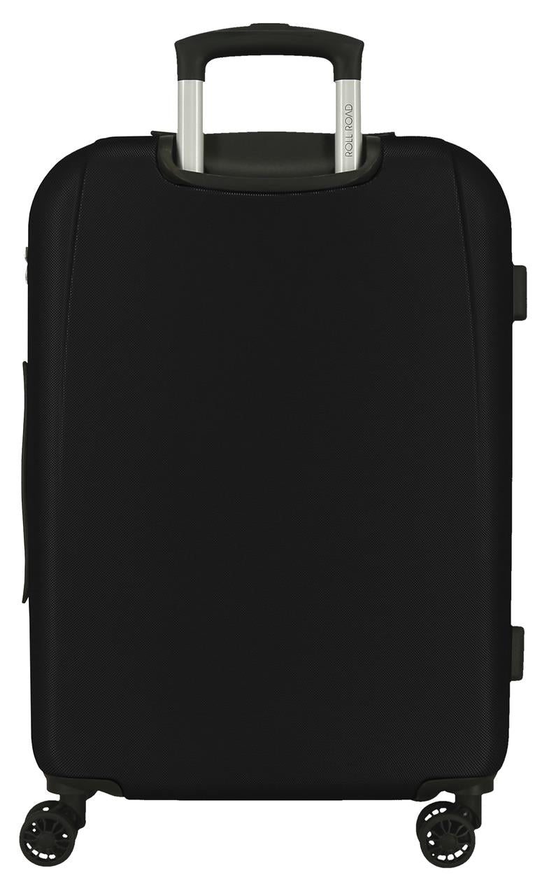 5428821 TROLLEY ABS 65CM. C/EXP. 4R. RR MENORCA BLACK