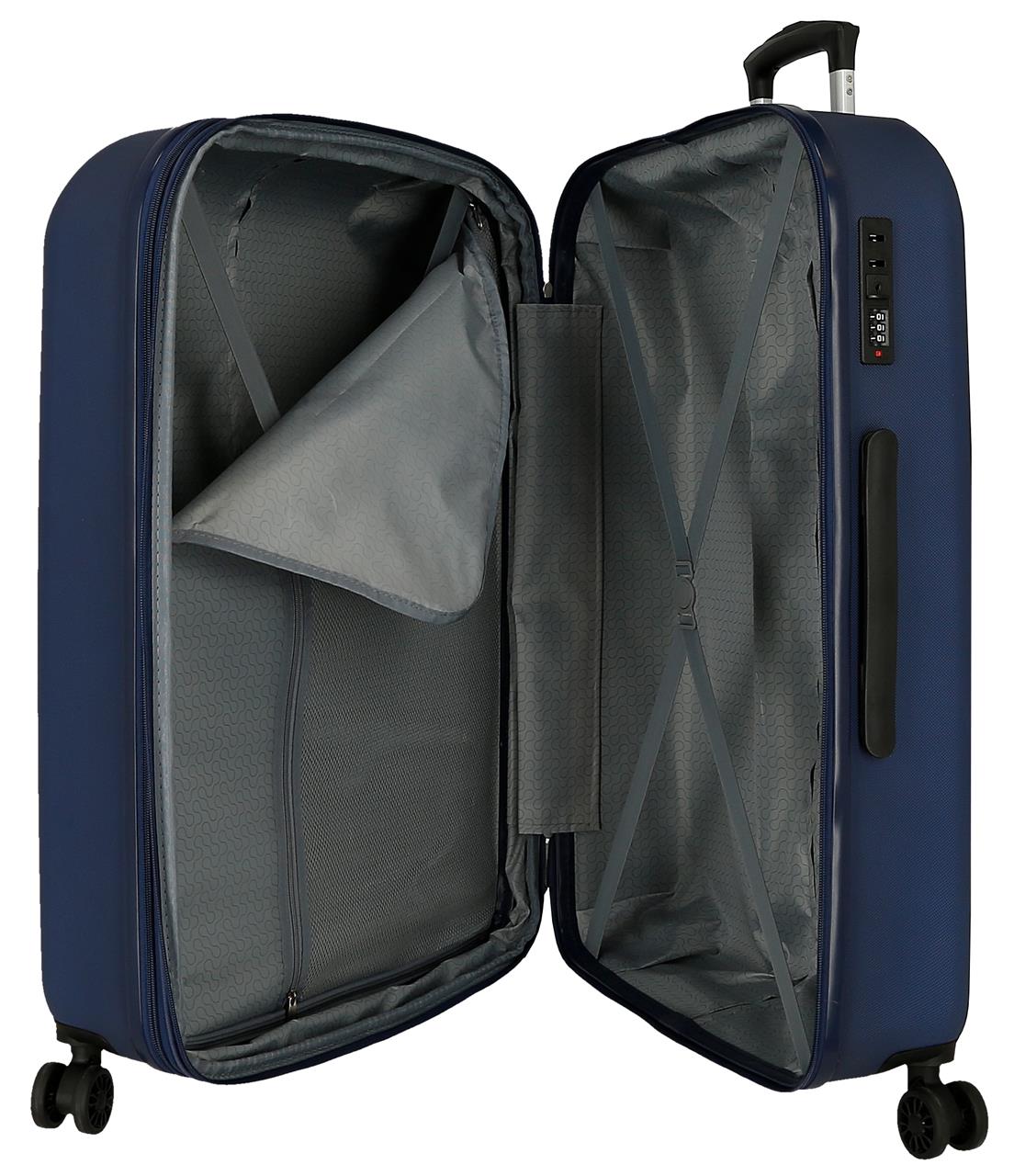 5428823 TROLLEY ABS 65CM. C/EXP. 4R. RR MENORCA MARINO