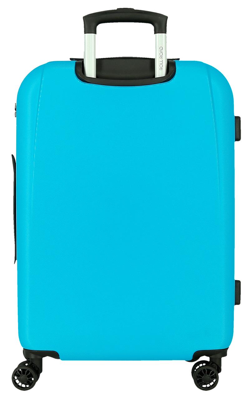 5428824 TROLLEY ABS 65CM. C/EXP. 4R. RR MENORCA TURQUESA