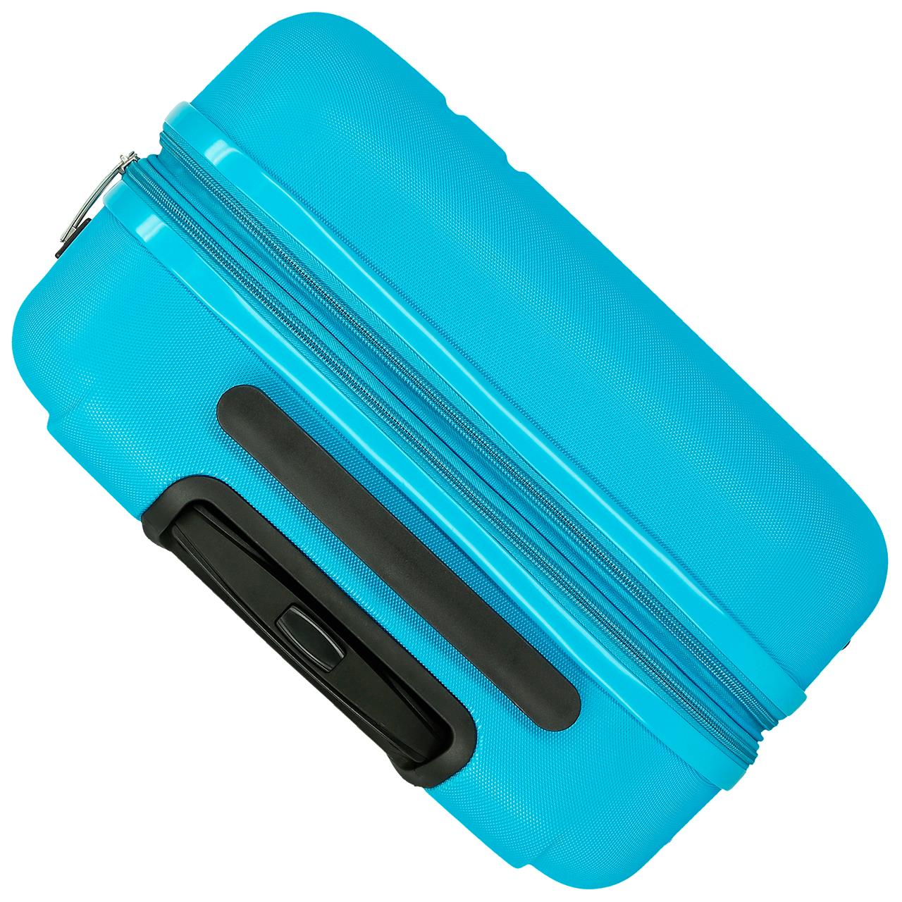 5428824 TROLLEY ABS 65CM. C/EXP. 4R. RR MENORCA TURQUESA