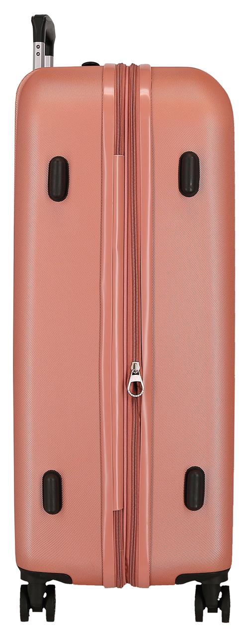 5428827 TROLLEY ABS 65CM. C/EXP. 4R. RR MENORCA NUDE