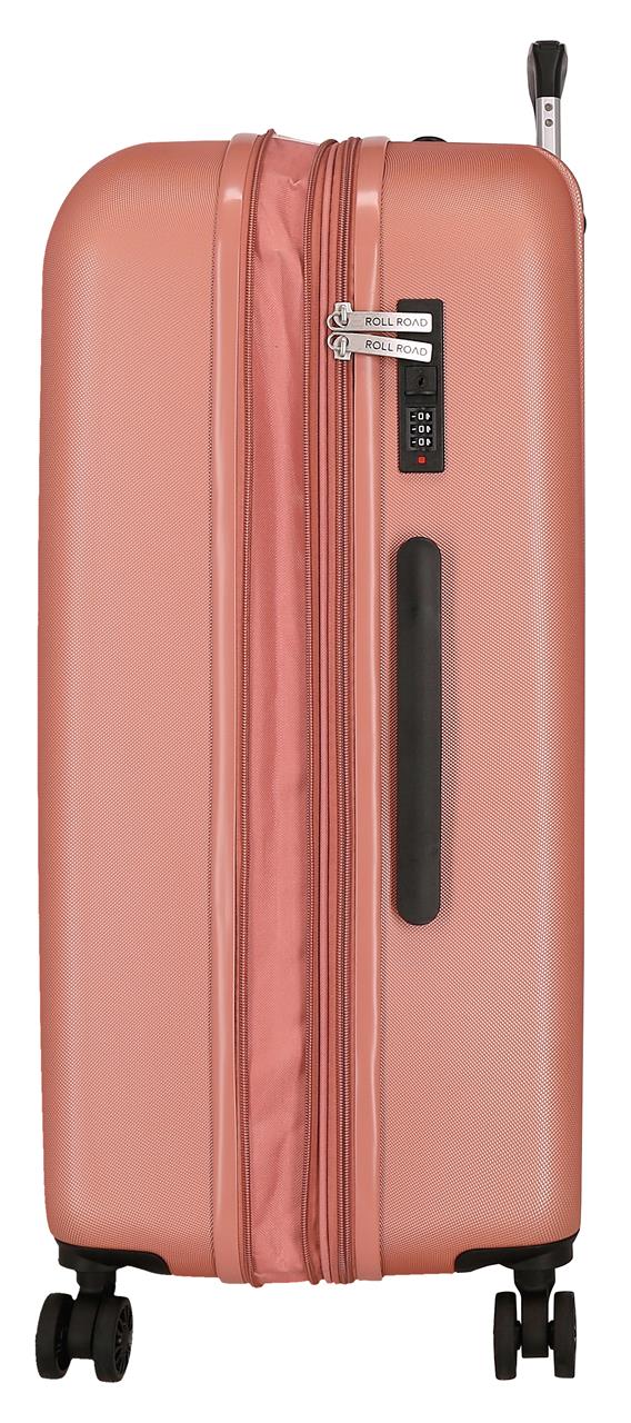 5428827 TROLLEY ABS 65CM. C/EXP. 4R. RR MENORCA NUDE