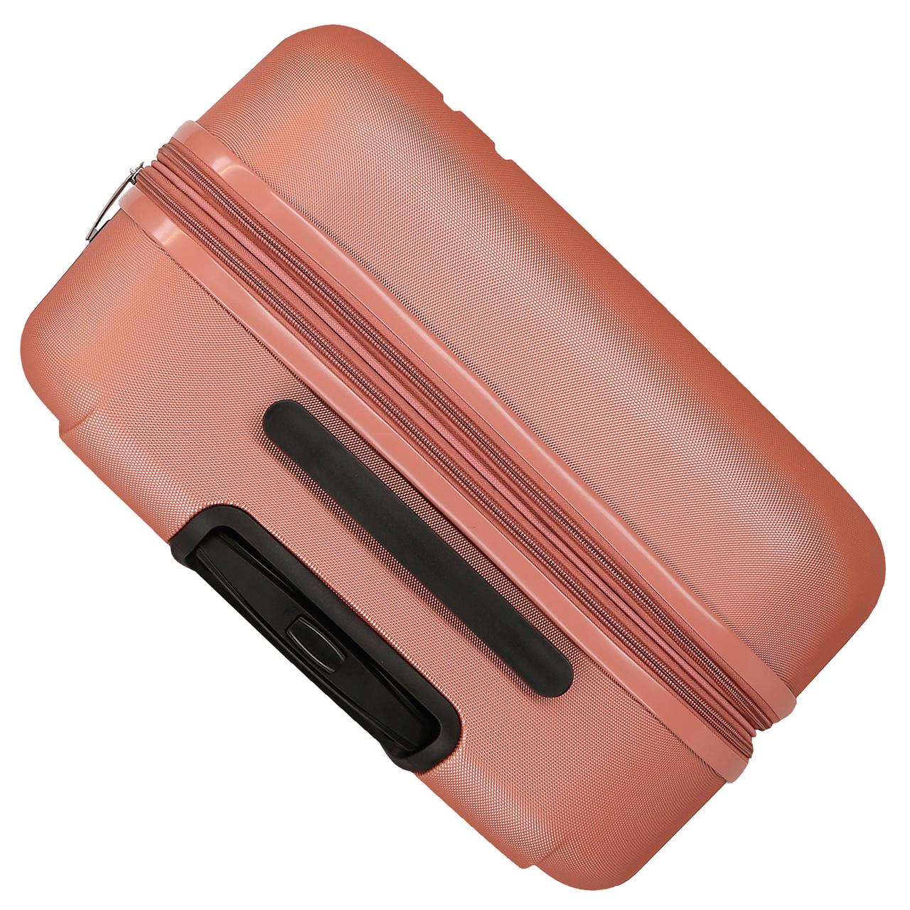 5428827 TROLLEY ABS 65CM. C/EXP. 4R. RR MENORCA NUDE