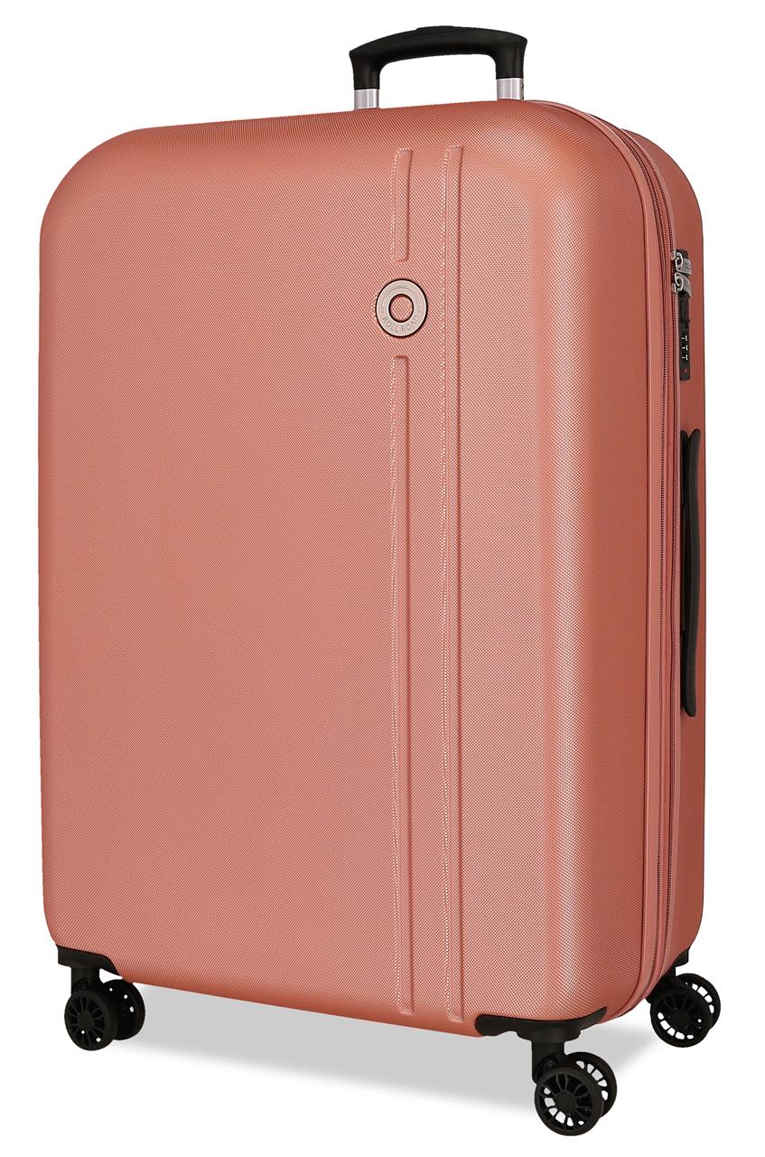 5428827 TROLLEY ABS 65CM. C/EXP. 4R. RR MENORCA NUDE