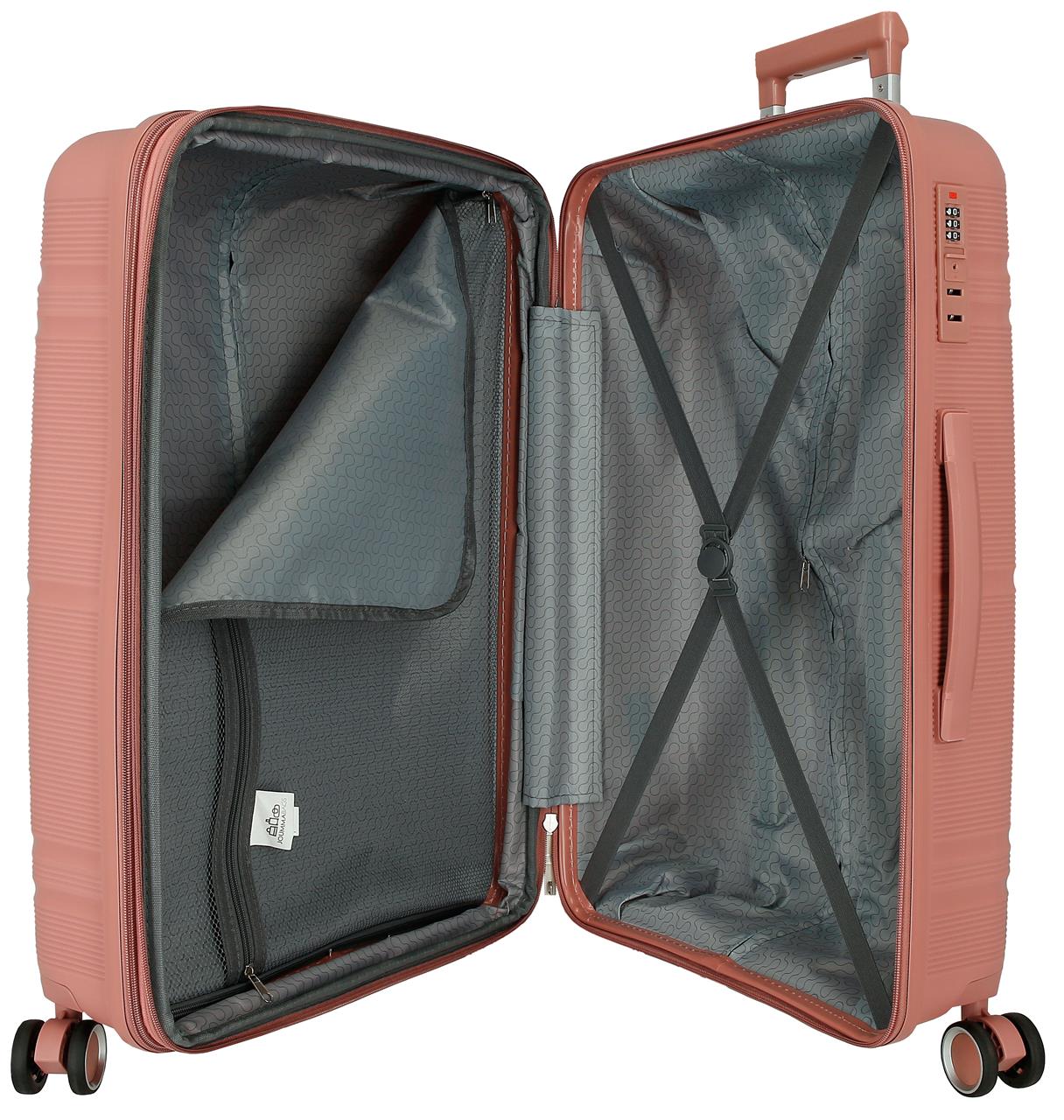 5478725 TROLLEY PP 75CM. C/EXP. 4R. UNIVERSO RR NUDE