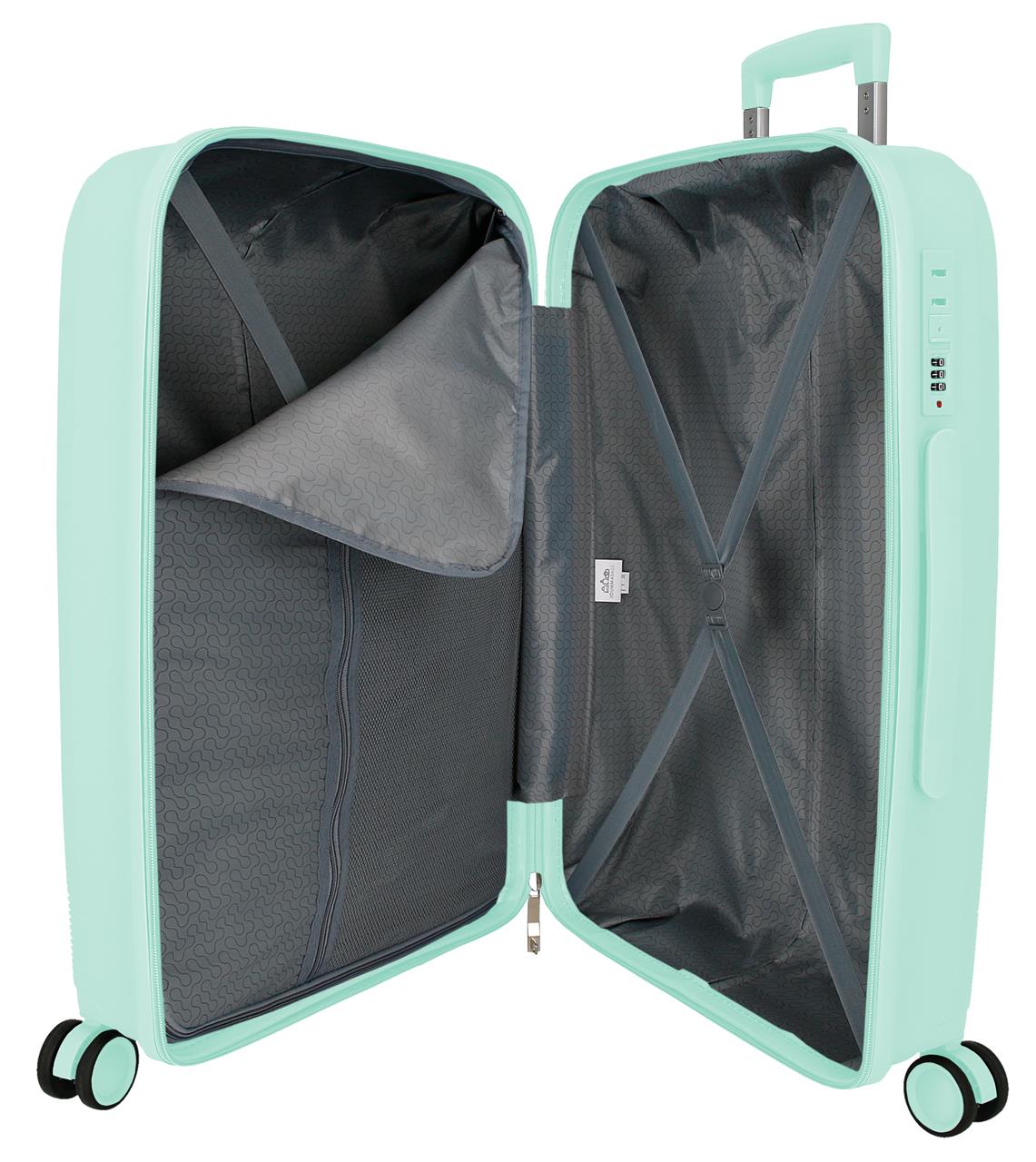5499224 TROLLEY PP 64CM. 4R. RR ORBIT VERDE TURQUESA