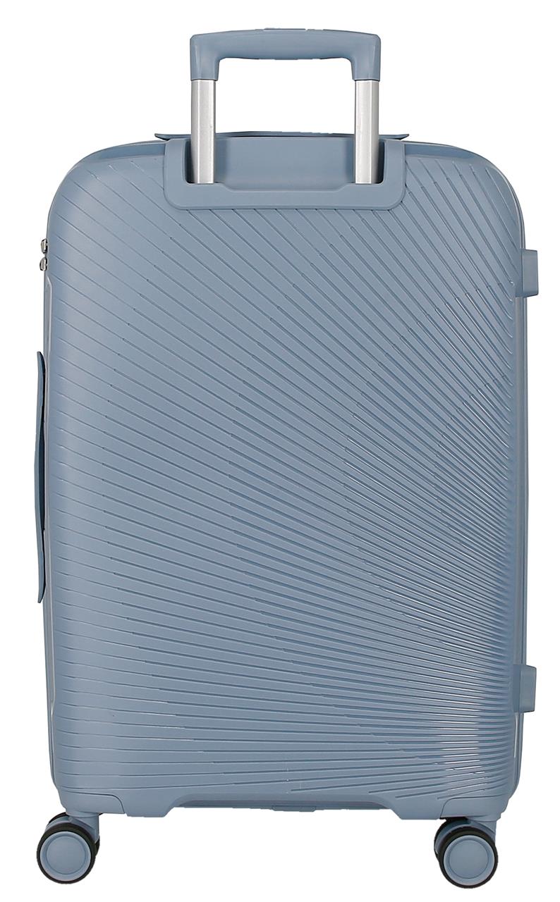 5499322 TROLLEY PP 75CM. 4R. RR BAAN LICHTBLAUW