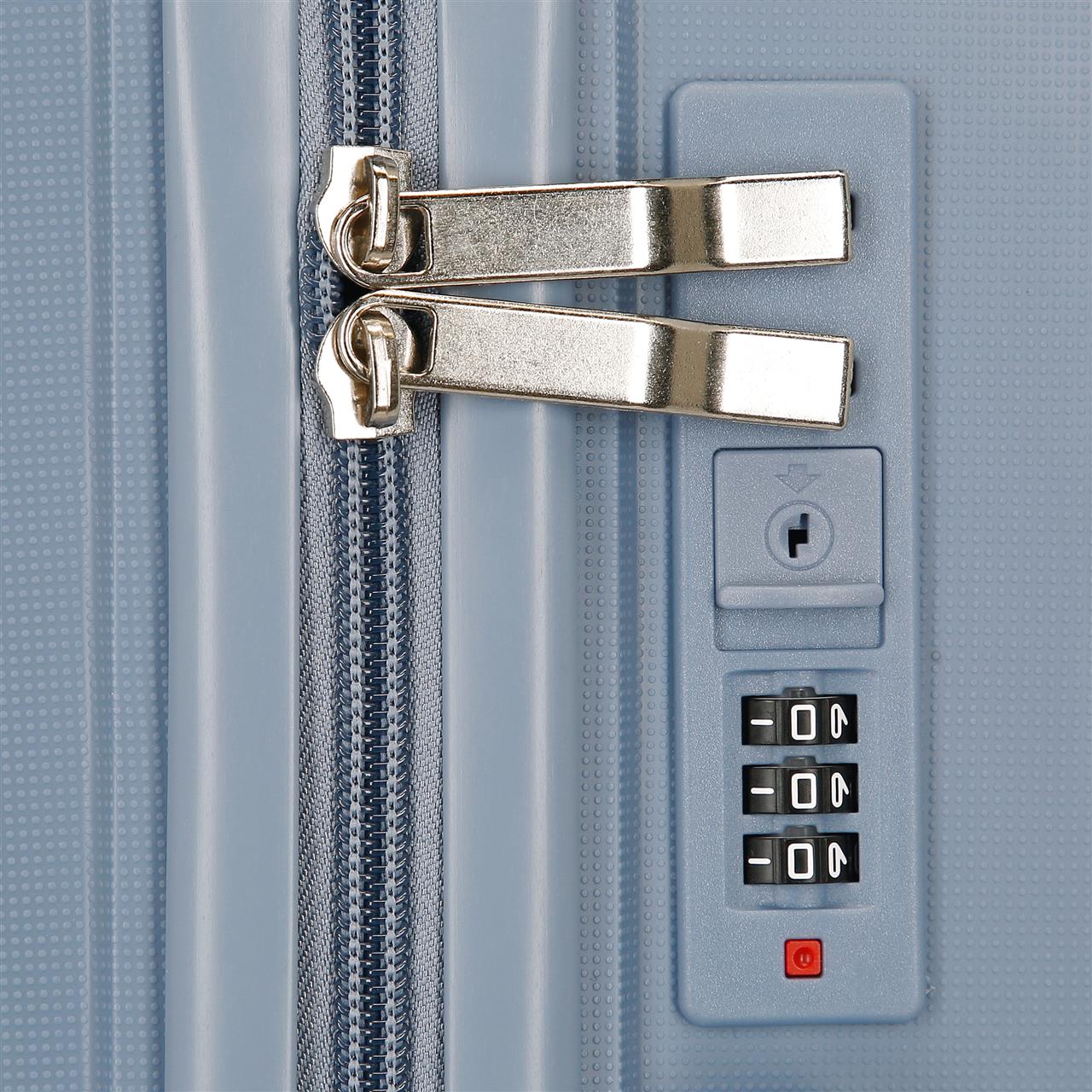 5499322 TROLLEY PP 75CM. 4R. RR BAAN LICHTBLAUW