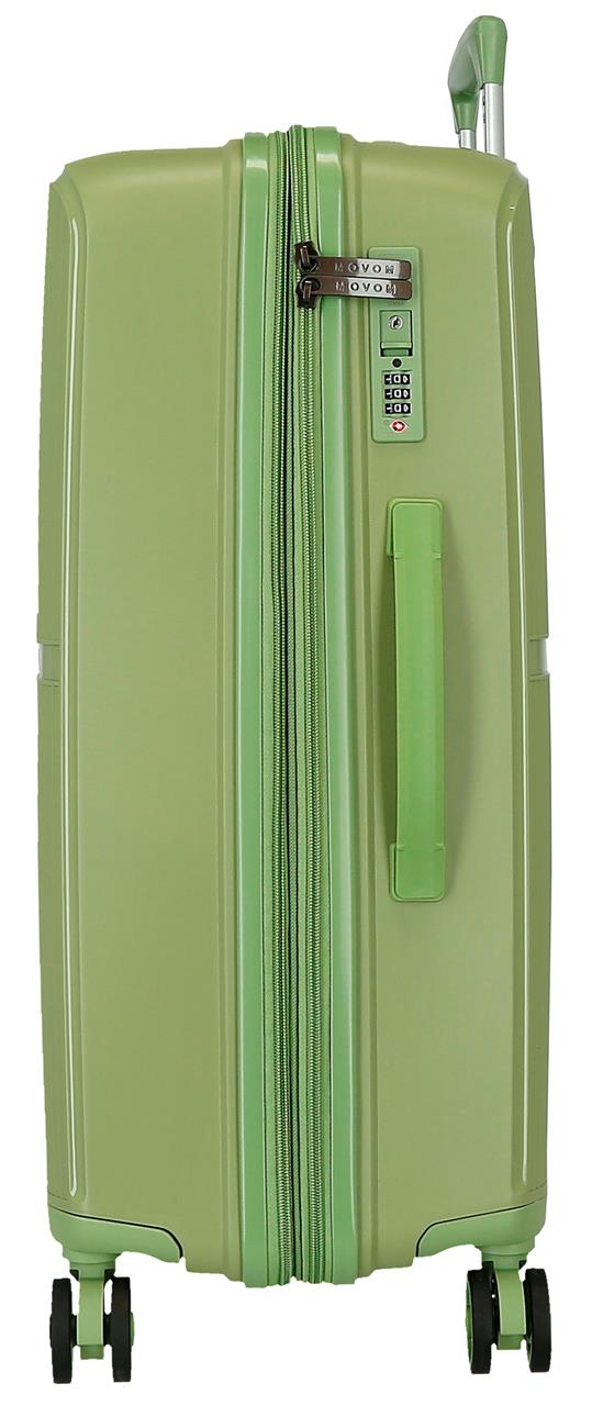 5519424 SET/3 TROLLEY PP. 56-66-76CM. 4R. MOVOM MOON VERDE