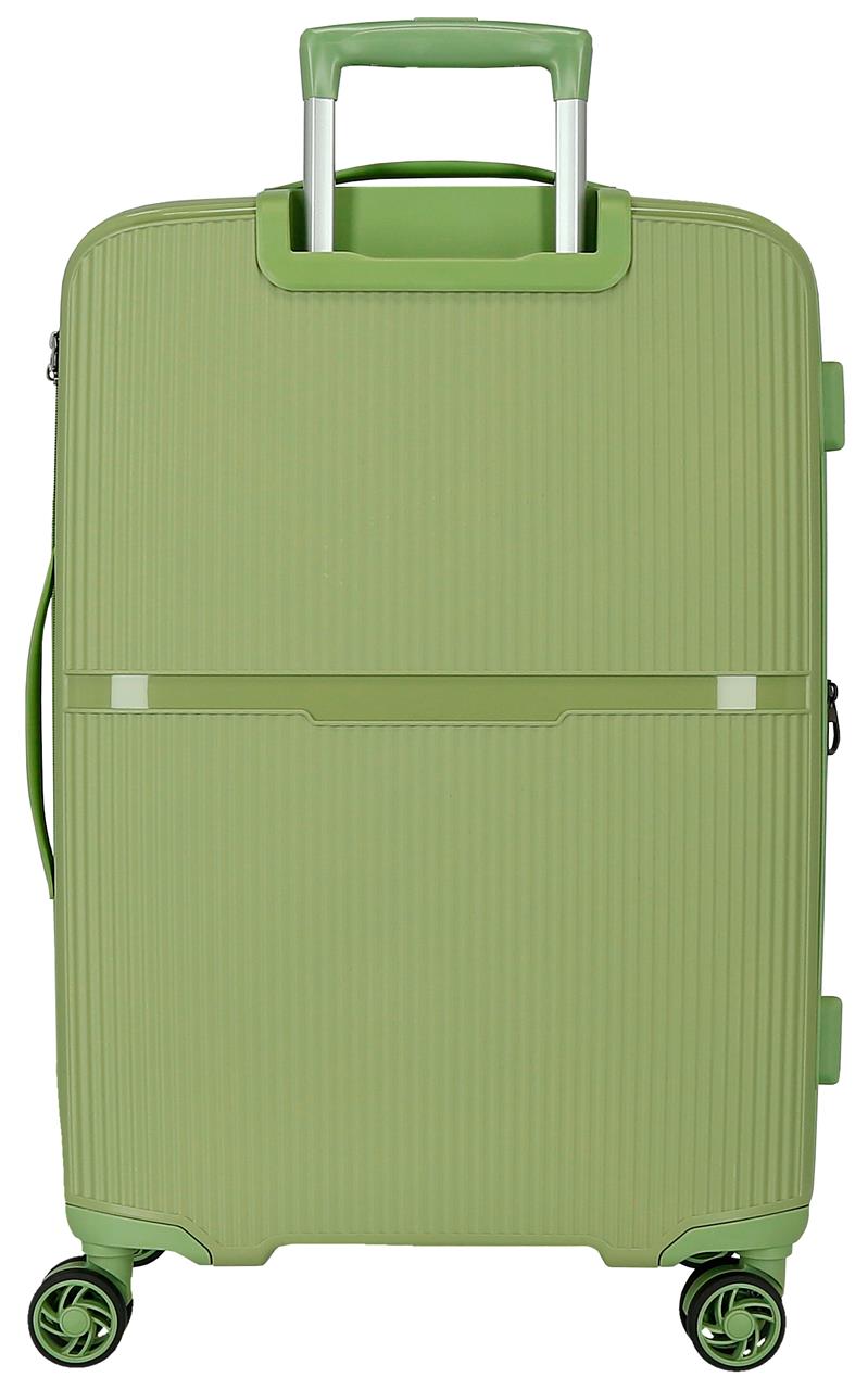 5519424 SET/3 TROLLEY PP. 56-66-76CM. 4R. MOVOM MOON VERDE
