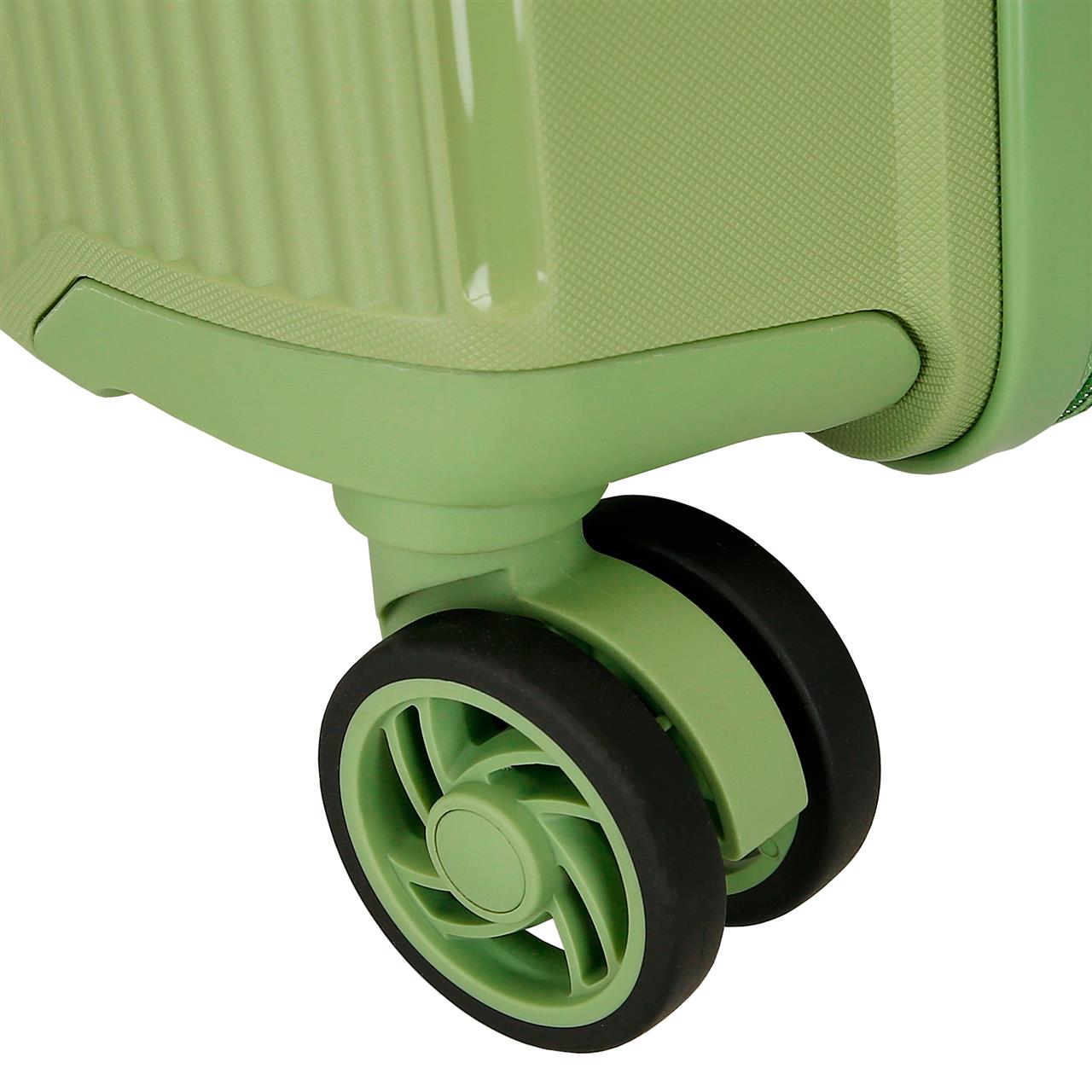5519424 SET/3 TROLLEY PP. 56-66-76CM. 4R. MOVOM MOON VERDE