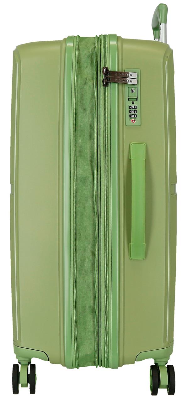5519424 SET/3 TROLLEY PP. 56-66-76CM. 4R. MOVOM MOON VERDE
