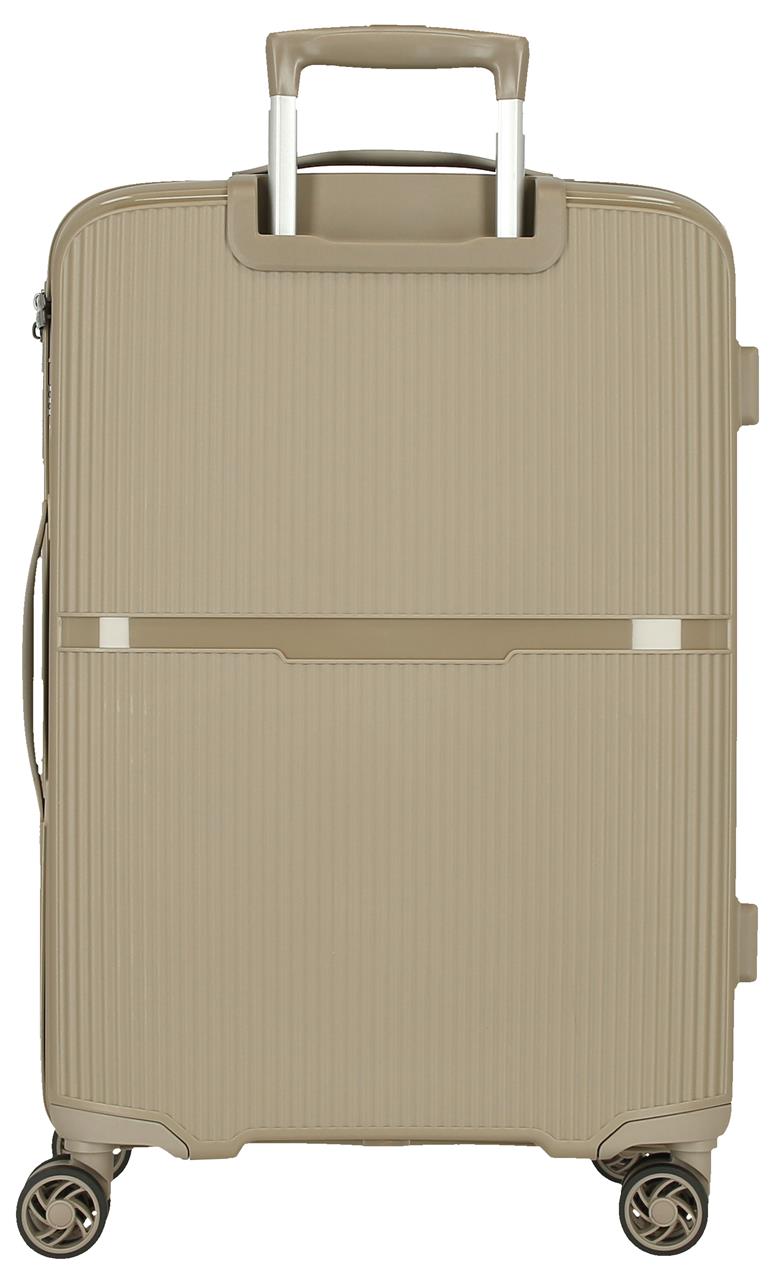 5519425 SET/3 TROLLEY PP. 56-66-76cm. 4R. MOVOM KUU TAUPE