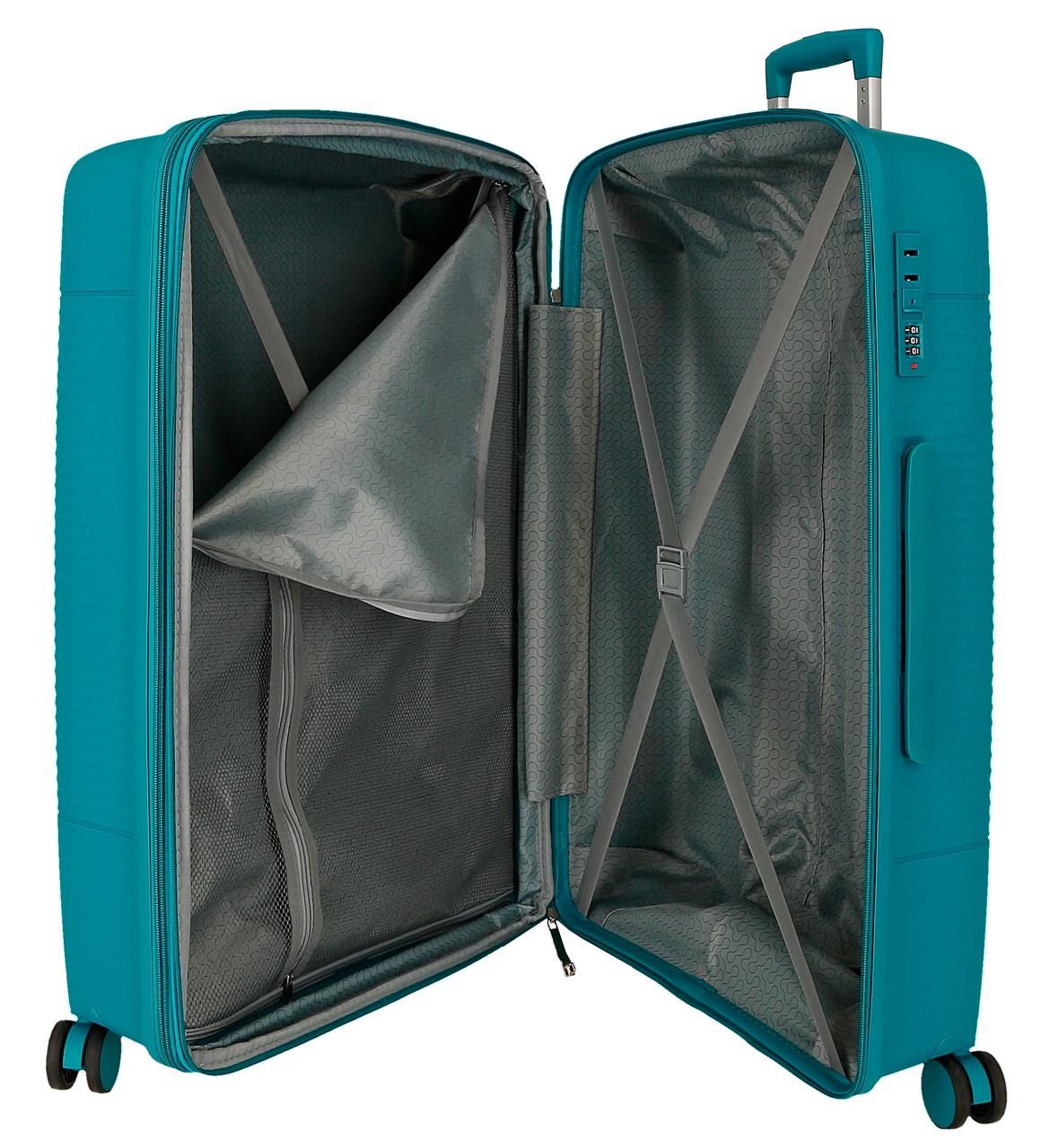 5539323 TROLLEY PP 75CM. 4R. RR ACADIA VERDE TURCHESE