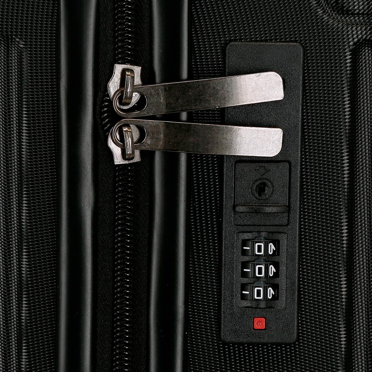 5556320 TROLLEY ABS 40CM. 4R. VERWIJDERBAAR. MOVOM ZWART HOUT