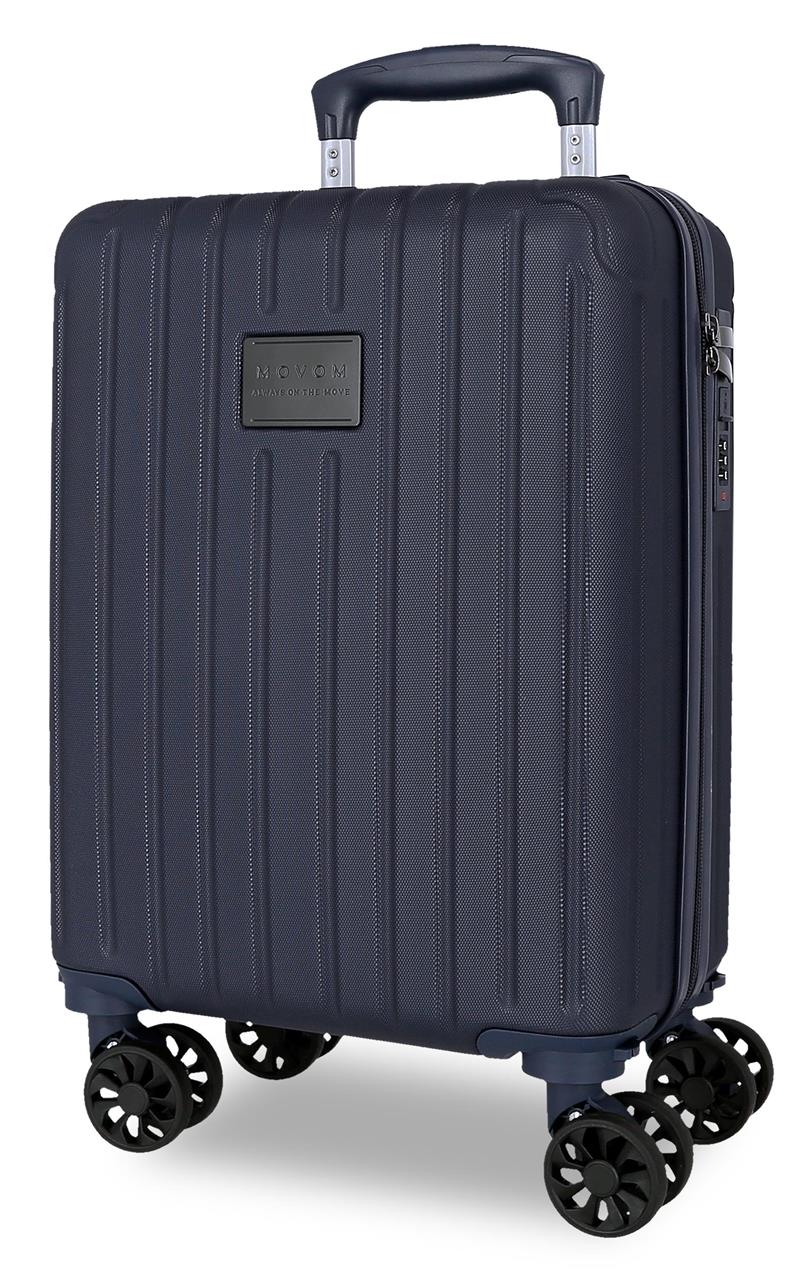 5556321 TROLLEY ABS 40 cm. 4R. RIMOVIBILE. MOVOM MARINO DI LEGNO