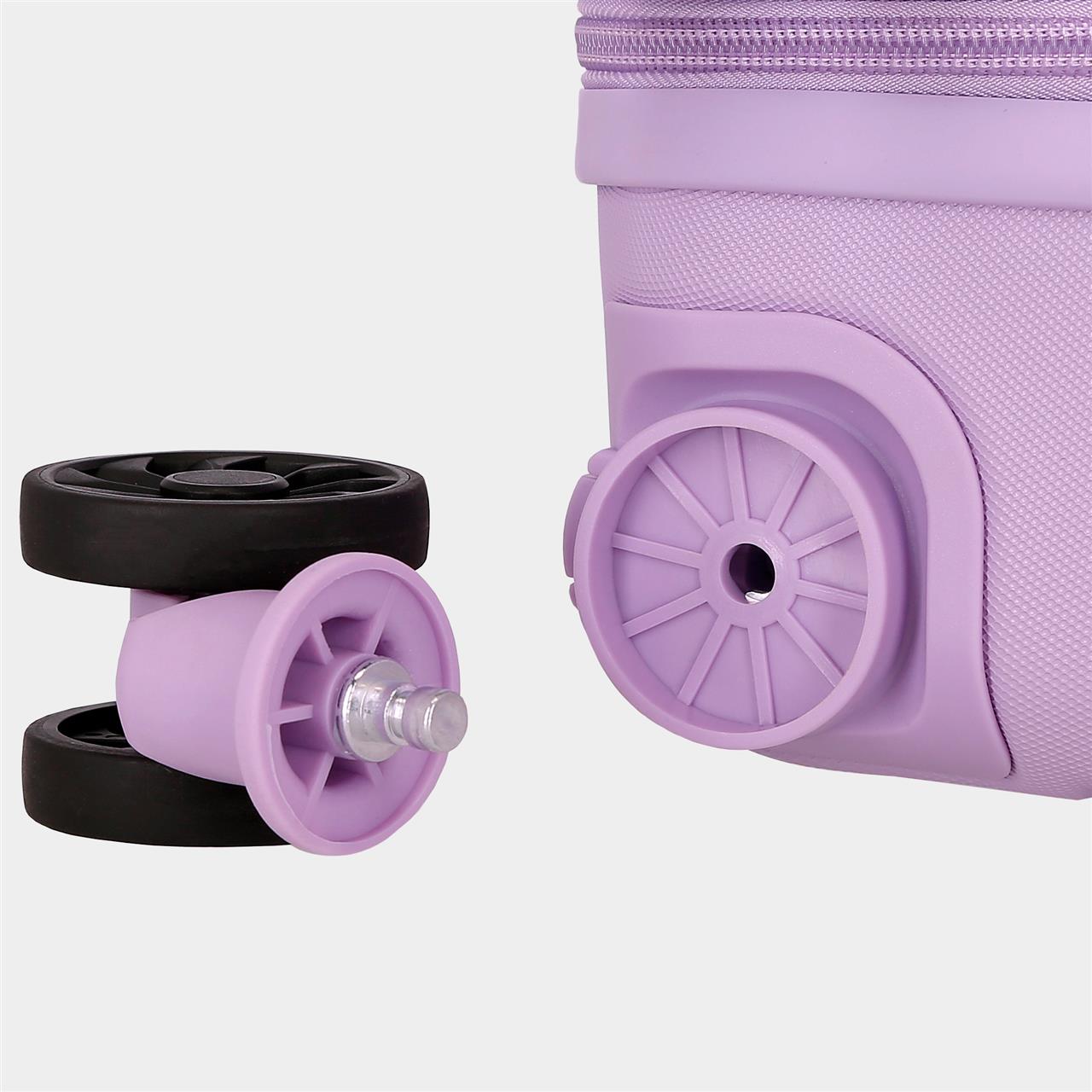 5556326 TROLLEY ABS 40CM. 4Ruedas EXTRAIBLES. MOVOM TIMBER LILA